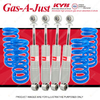 4 Rear KYB GAS-A-JUST Shock Absorbers Coil Springs for JAGUAR XJ6 Series III XJ12