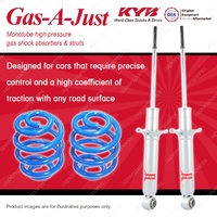 Rear KYB GAS-A-JUST Shock Absorbers + Sport Low Coil Springs for MAZDA RX7 FC