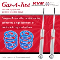 Rear KYB GAS-A-JUST Shocks Sport Low Coil Springs for FORD Falcon EB EB ED