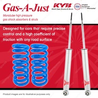 Rear KYB GAS-A-JUST Shock Absorbers + Raised Coil Springs for NISSAN 300ZX Z31