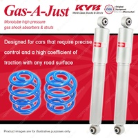 Rear KYB GAS-A-JUST Shock Absorbers + Sport Low Coil Springs for FORD Falcon FG