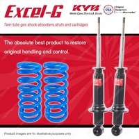 Rear KYB EXCEL-G Shock Absorbers Sport Low Coil Springs for HOLDEN Statesman WM
