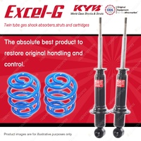 Rear KYB EXCEL-G Shock Absorbers Super Low Coil Springs for HOLDEN Statesman WM