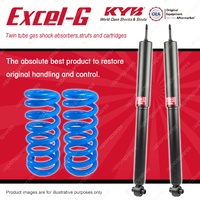 Rear KYB EXCEL-G Shock Absorbers Raised Coil Springs for HOLDEN Statesman WH WK