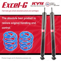 Rear KYB EXCEL-G Shocks Super Low Coil Springs for HOLDEN Statesman WH WK