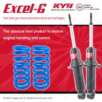 Front KYB EXCEL-G Shocks Raised Coil Springs for MAZDA BT50 UP 10/2011-On