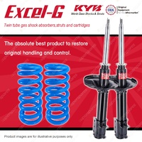 Rear KYB EXCEL-G Shock Absorbers + Coil Springs for MAZDA 626 GD Sedan