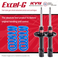 Rear KYB EXCEL-G Shocks Coil Springs for MAZDA 626 GE Sedan 01/1992-06/1994