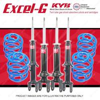 4 x KYB EXCEL-G Shock Absorbers + Super Low Coil for FORD Falcon AU 4.0 5.0 RWD