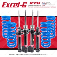 4x KYB EXCEL-G Shock Absorbers + Raised Coil Springs for HYUNDAI Sonata Y3