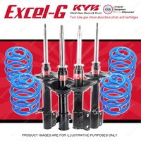 4x KYB EXCEL-G Shock Absorbers + Super Low Coil Springs for SUBARU Impreza GC GF