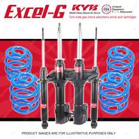 4x KYB EXCEL-G Shocks + Super Low Coil Springs for MITSUBISHI Magna TE TF TH TJ