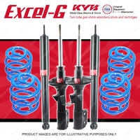 4x KYB EXCEL-G Shocks Super Low Coil for HOLDEN Commodore VR VS Wagon V6