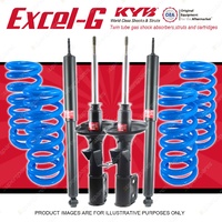 4x KYB EXCEL-G Shock Absorbers + Raised Coil for HOLDEN Commodore VR VS FE2 V6