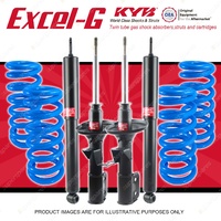 4x KYB EXCEL-G Shocks + Coil Springs for HOLDEN Commodore VR VS Beam Rear V8