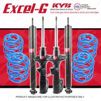 4x KYB EXCEL-G Shocks Sport Low Coil Springs for HOLDEN Commodore VX 3.8 V6