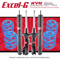 4x KYB EXCEL-G Shocks Super Low Coil for HOLDEN Commodore VY Utility 3.8 V6