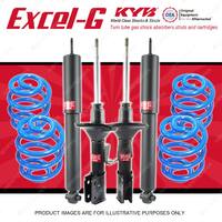 4x KYB EXCEL-G Shocks Sport Low Coil for HOLDEN Commodore VY Utility 3.8 V6