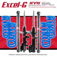 4x KYB EXCEL-G Shock Absorbers + Raised Coil for NISSAN Pathfinder R50