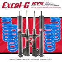 4x KYB EXCEL-G Shocks + Coil Springs for HOLDEN Commodore VZ Utility 3.6 V6