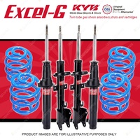 4x KYB EXCEL-G Shock Absorbers + Sport Low Coil Springs for ALFA ROMEO 156