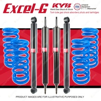 4x KYB EXCEL-G Shock Absorbers + HD Raised Coil Springs for NISSAN Patrol GU