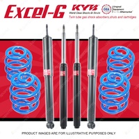 4x KYB EXCEL-G Shocks Sport Low Coil Springs for HOLDEN Commodore VK VL V8