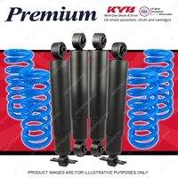 4x KYB PREMIUM Shocks + STD Coil Springs for LAND ROVER Discovery Series 2