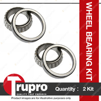 2 x Trupro Rear Wheel Bearing Kit for Nissan Navara D40 4/6 Cyl 4WD 12/05-on