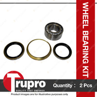 2 x Trupro Front Wheel Bearing Kit for Toyota Corolla AE80 All 85-89 AE82