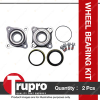 2 x Trupro Front Wheel Bearing Kit for Toyota Hi-Lux KUN26R 4 Cyl 4WD 3/05-on