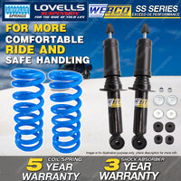 Front Webco Strut Shock Absorbers Lovells HD Raised Coil Springs For LDV T60