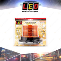 LED Autolamps Amber Strobe & Rotating Warning Beacon Light 11-32 Volt Lamp