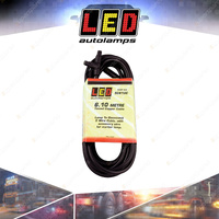 LED Autolamps Plugin Trailer Cables 6.1m Lamp to Gooseneck 5 Wire Cable