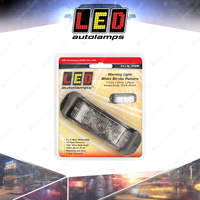 LED Autolamps White Emergency Warning Light 3 LED Flashing Lamp 12-24V Blister