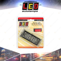 LED Autolamps Red LED Emergency Warning Light 3 LED Flashing Single Bulk Box