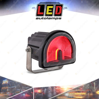 LED Autolamps Red Semi-Circle Beam Forklift Truck Light 10-80V Warning Lamp Bulk