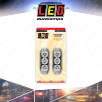 LED Autolamps Amber Front Indicator Light 12-24 Volt 3 LED Lamp Twin Blister