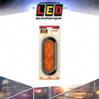 LED Autolamps Amber Rear Indicator Light 7 LED Lamp with Rubber Grommet and Plug