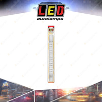 LED Autolamps Front Indicator Light Chrome Bezel 12V 16 LED Lamp Single Blister