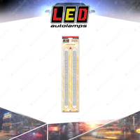 LED Autolamps Sequential Indicator Strip Light 12V Clear Lens Recessed Mount