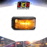 LED Autolamps Side Direction Indicator Amber Light 3 LED Lamp Box of 10