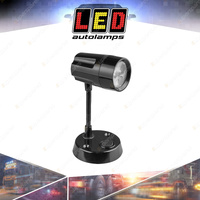 LED Autolamps Reading Light Interior Black 3x2W 12 Volt 120mm High Bulk