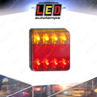 LED Autolamps Stop Tail Indicator Reflector Light 8 LED Lamp 12 Volt Bulk Boxed