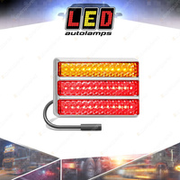 LED Autolamps Chrome Stop Tail Indicator Light 108 LED Lamp Left Side Hand Bulk