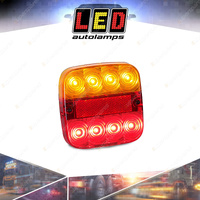 LED Autolamps Stop Tail Indicator Light Trailer Lamps 12V 8 LED Lamp Bulk