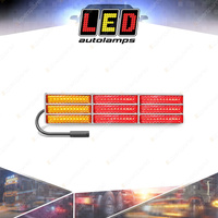 LED Autolamps Stop Tail Indicator Light Chrome Bracket RHS 6 Core Plug Bulk