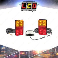 LED Autolamps Stop Tail Indicator Licence Reflector Light Twin Bulk Kit