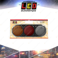 LED Autolamps Stop Tail Indicator Reverse Light 42 LED Lamp 12-24V Twin Blister