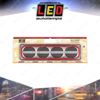 LED Autolamps Stop Tail Reverse Light Sequential Indicator Twin 52cm Blister